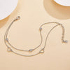 S925 Sterling Silver Heart Shape Zircon Hollow Love Bracelet Fresh And Sweet Niche Design