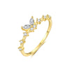 S925 Sterling Silver Heart Shape Zirconia Women's Fashion Ring