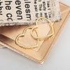 S925 Sterling Silver Heart Shaped Earrings For Women Minimalist Cold Style Fine Silver Earrings Wholesale