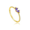 S925 Sterling Silver Heart Shaped Stackable Ring With Diamond Studded Zircon Electroplated In Platinum Or 18K Gold For Women And Unisex