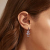 S925 Sterling Silver Heartshaped Robot Cartoon Characters Earrings Jewelry