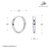 S925 Sterling Silver Hollow Earring Jewelry With Electroplating Process For Women