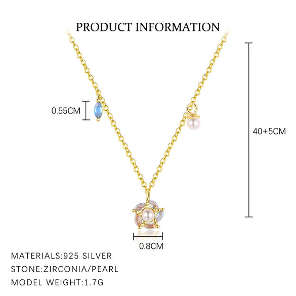 S925 Sterling Silver Hollow Petal Flower Zircon Earrings For Women