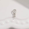 S925 Sterling Silver Inlaid Zircon Fourleaf Clover Pendant