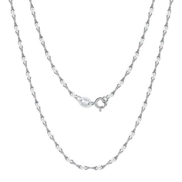 S925 Sterling Silver Ins Niche Pig Nose Clavicle Chain Necklace With Electroplating