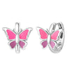 S925 Sterling Silver Insects Dragonfly Butterfly Turtle Earrings Electroplated