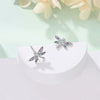 S925 Sterling Silver Insects Dragonfly Butterfly Turtle Earrings Electroplated