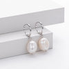S925 Sterling Silver Irregular Pearl Antique Baroque Women's Earrings