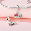 S925 Sterling Silver Jewelry Accessories With Dripping Oil Treatment And Christmas Theme For Diy Bracelet And Necklace