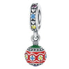 S925 Sterling Silver Jewelry Accessories With Dripping Oil Treatment And Christmas Theme For Diy Bracelet And Necklace