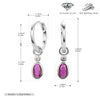 S925 Sterling Silver Light Luxury Geometric Earrings Electroplated