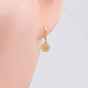 S925 Sterling Silver Light Luxury Microinlaid Stone Eight Mans Star Eardrop Women's Earbuckle