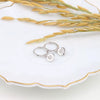 S925 Sterling Silver Light Luxury Microinlaid Stone Eight Mans Star Eardrop Women's Earbuckle