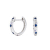 S925 Sterling Silver Light Luxury Ushape Inlaid Zircon Earrings