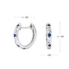 S925 Sterling Silver Light Luxury Ushape Inlaid Zircon Earrings