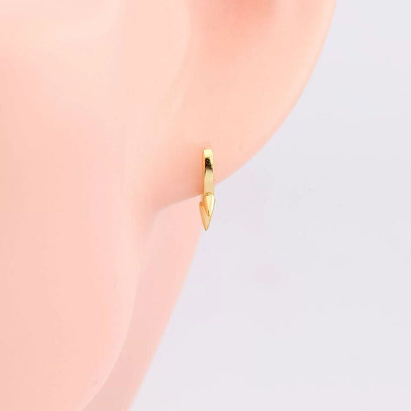 S925 Sterling Silver Liuding Style Electroplated Earrings Ear Jewelry