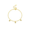 S925 Sterling Silver Love Pendant Bracelet For Women With Electroplated Platinum Or 18K Gold Light Luxury Style
