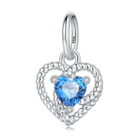 S925 Sterling Silver Lovers Family Friendship Pendant Diy Jewelry Accessories Bracelet With Dripping Oil Design