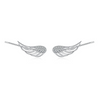 S925 Sterling Silver Microinlaid Angel Wings Ear Clips For Women Fashionable And Personalized