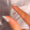 S925 Sterling Silver Mini Cute Bouquet And Triangle Ring With Diamond Light Luxury Geometric Style Real Gold Plated Women's Bracelet