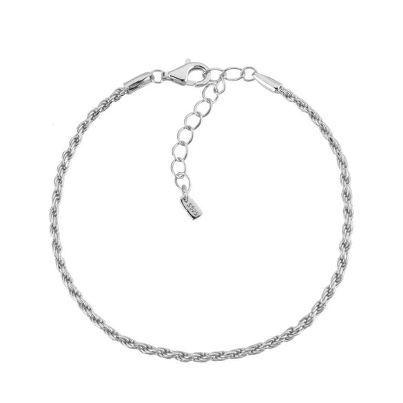 S925 Sterling Silver Minimalist All Match Twist Chain Necklace With Geometric Pattern And Electroplating Process