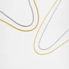 S925 Sterling Silver Minimalist All Match Twist Chain Necklace With Geometric Pattern And Electroplating Process