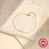 S925 Sterling Silver Minimalist Geometric Horse Eye Diamond Bracelet With Electroplating And Real Gold Plating