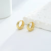 S925 Sterling Silver Minimalist Geometric Women's Earrings With Electroplating