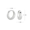 S925 Sterling Silver Minimalist Geometric Women's Earrings With Electroplating