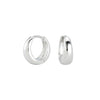 S925 Sterling Silver Minimalist Geometric Women's Earrings With Electroplating