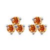 S925 Sterling Silver Moissanite Round Diamond Women's Earrings