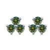 S925 Sterling Silver Moissanite Round Diamond Women's Earrings