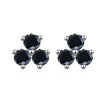 S925 Sterling Silver Moissanite Round Diamond Women's Earrings