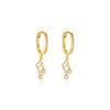 S925 Sterling Silver Musical Notes Fashion Earrings For Women With Zirconia