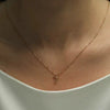 S925 Sterling Silver Necklace Geometric Pendant Ochain Women's Simple Polished