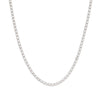 S925 Sterling Silver Necklace Gold Plated Hip Hop Geometric Zircon Diamond