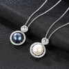 S925 Sterling Silver Necklace Micro Inlay 3A Zircon Silver Freshwater Pearl Fashion Jewelry