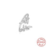S925 Sterling Silver Open Adjustable Women's Ring With Star And Moon Geometric Pattern Electroplated
