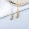 S925 Sterling Silver Peanut Pendant Clavicle Chain Necklace With Pearl And Full Diamond Inlay Electroplated Trendy Women Jewelry Gift
