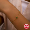 S925 Sterling Silver Pearl Women's Bracelet With Elegant Diamondencrusted Horse Eyes Design And Electroplating Process