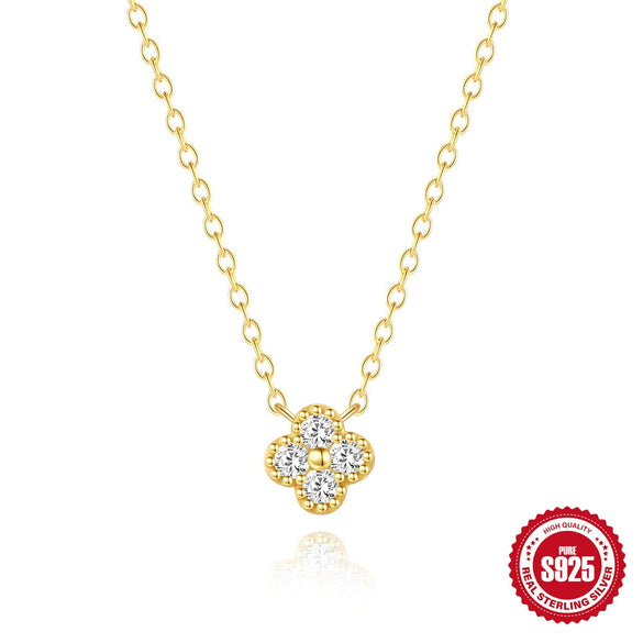 S925 Sterling Silver Petal Turquoise Diamond Women's Ring Necklace Set With Geometric Pattern And Zirconia Design