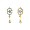 S925 Sterling Silver Retro Elegant Geometric Tassel Earrings With Zircon Inlay For Women Fine Fashion Jewelry