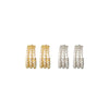S925 Sterling Silver Rose Gold Tone Pavé Diamond Earrings For Women Minimalist Elegant Stud Earrings