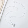 S925 Sterling Silver Rotating Heart Necklace For Women Electroplated Love Pendant Fashion Jewelry