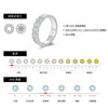 S925 Sterling Silver Row Diamond Ring With Design Sense For Women Electroplated Mosan Diamond Inlay Ins Neutral Wind Stacked Style