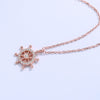 S925 Sterling Silver Rudder Geometric Diamond Mixed Gem Inlay Necklace