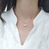 S925 Sterling Silver Shell Pearl Necklace With Electroplated Animal Zodiac Pendant Cross Chain Collarbone Jewelry For Women
