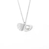 S925 Sterling Silver Shell Pearl Necklace With Electroplated Animal Zodiac Pendant Cross Chain Collarbone Jewelry For Women