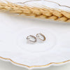 S925 Sterling Silver Simple Letter Tshaped Electroplated Women's Earrings