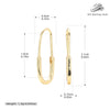 S925 Sterling Silver Simple Style Electroplated Pin Earrings For Women